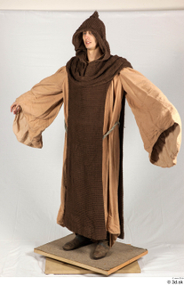  Photos Medieval Monk in brown suit 2 Medieval Clothing Medieval Monk a poses whole body 0002.jpg